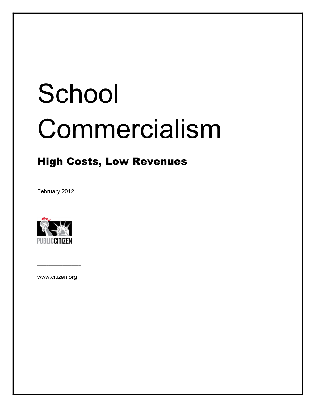 School Commercialism