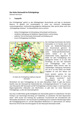 Der Hohe Steinwald Im Fichtelgebirge Dietmar Herrmann