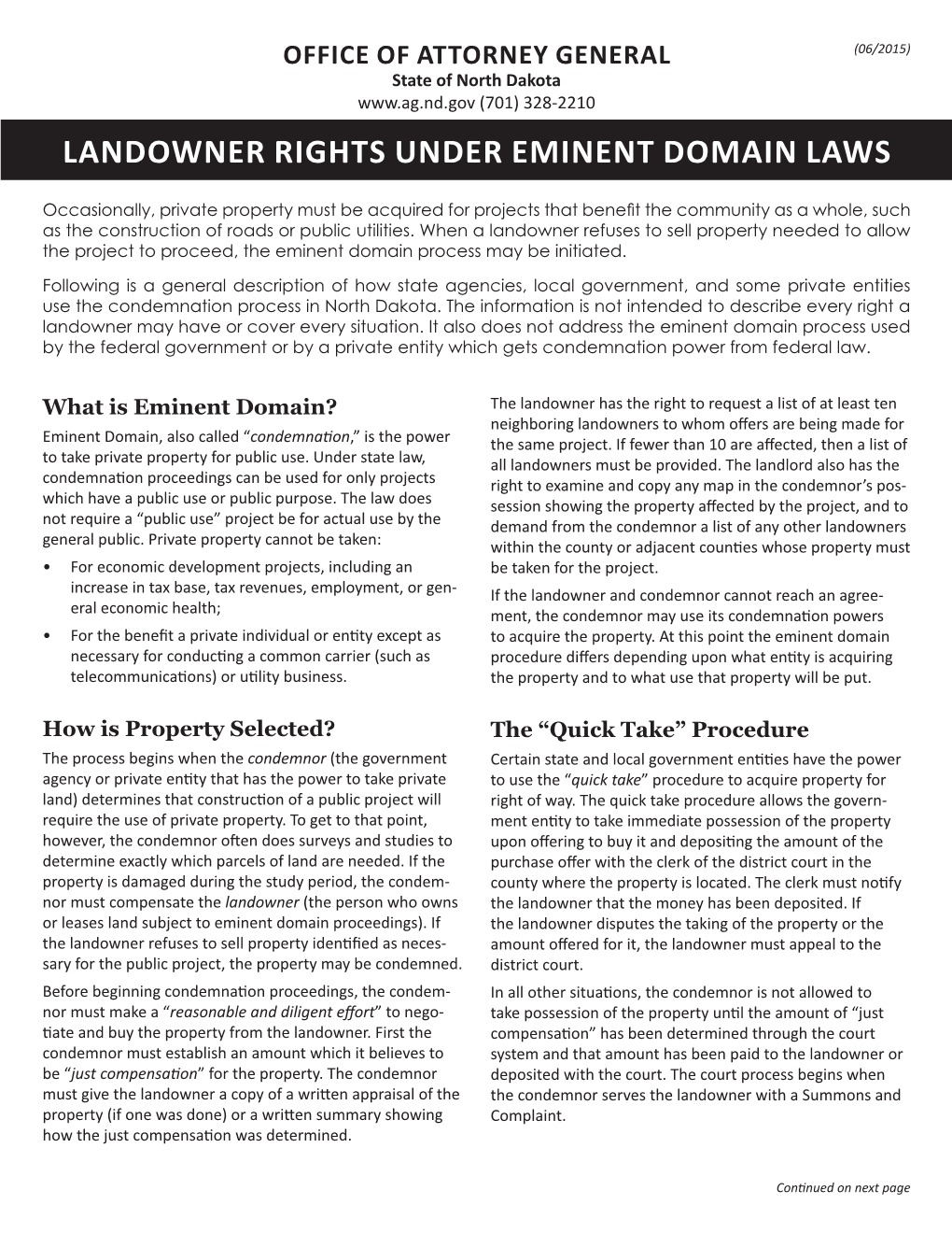 Landowner Rights Under Eminent Domain Laws