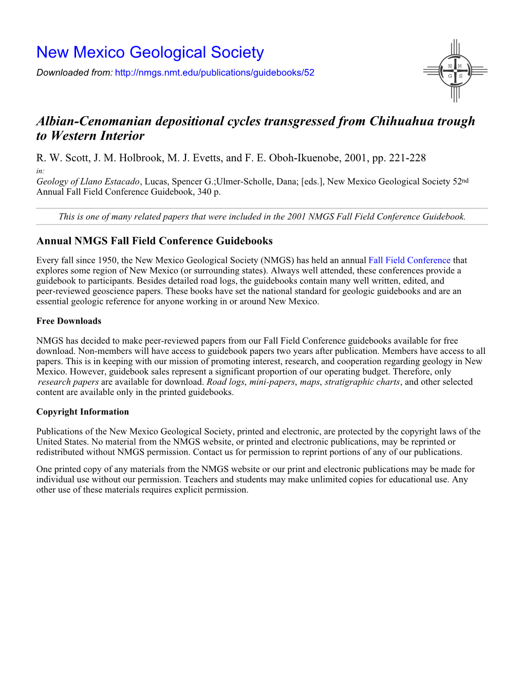 Albian-Cenomanian Depositional Cycles Transgressed from Chihuahua Trough to Western Interior R