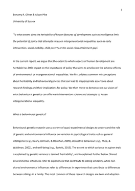 To What Extent Does the Heritability Of