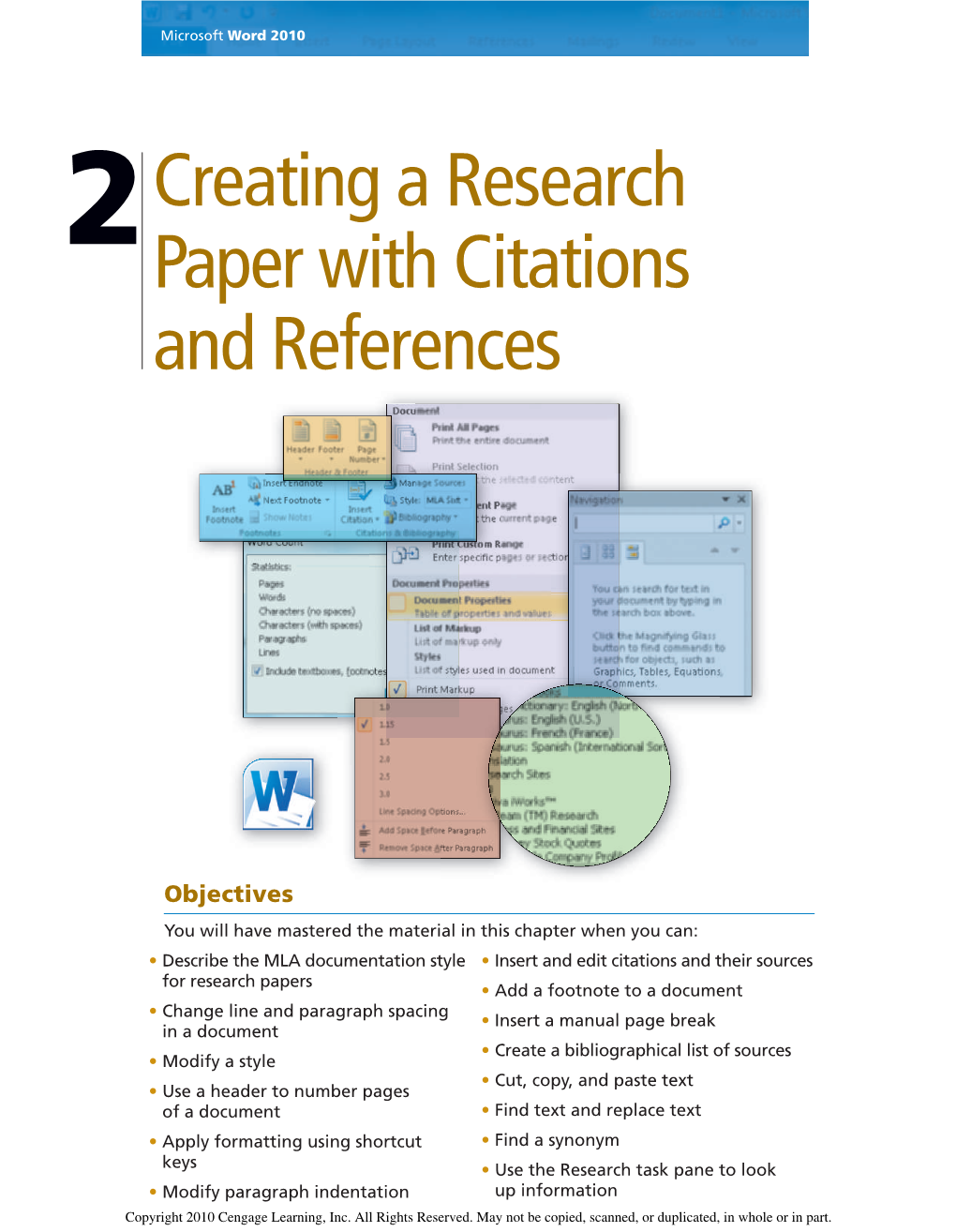 Creating a Research Paper with Citations and References