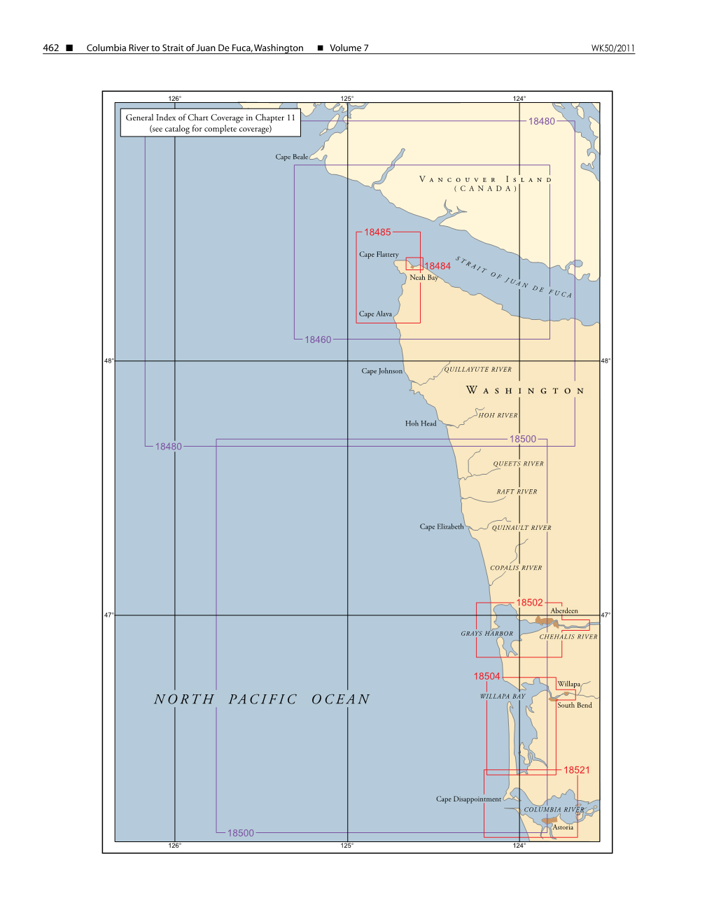 Chapter 11 Columbia River to Strait of Juan De Fuca, Washington 463 Columbia River to Strait of Juan De Fuca, Washington