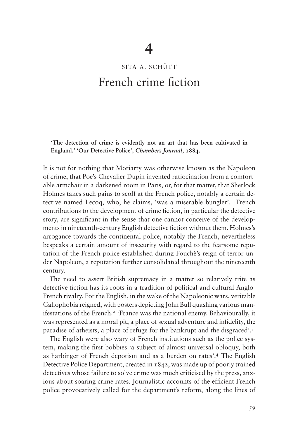 French Crime Fiction