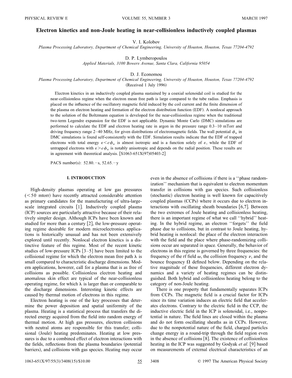 Electron Kinetics and Non-Joule Heating in Near-Collisionless Inductively Coupled Plasmas