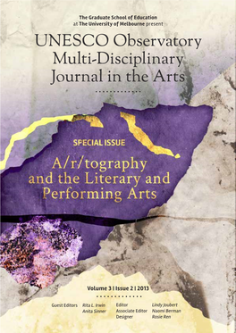 Neo-Bouffon Performance in the Academy Special Issue: A/R/Tography and the Arts