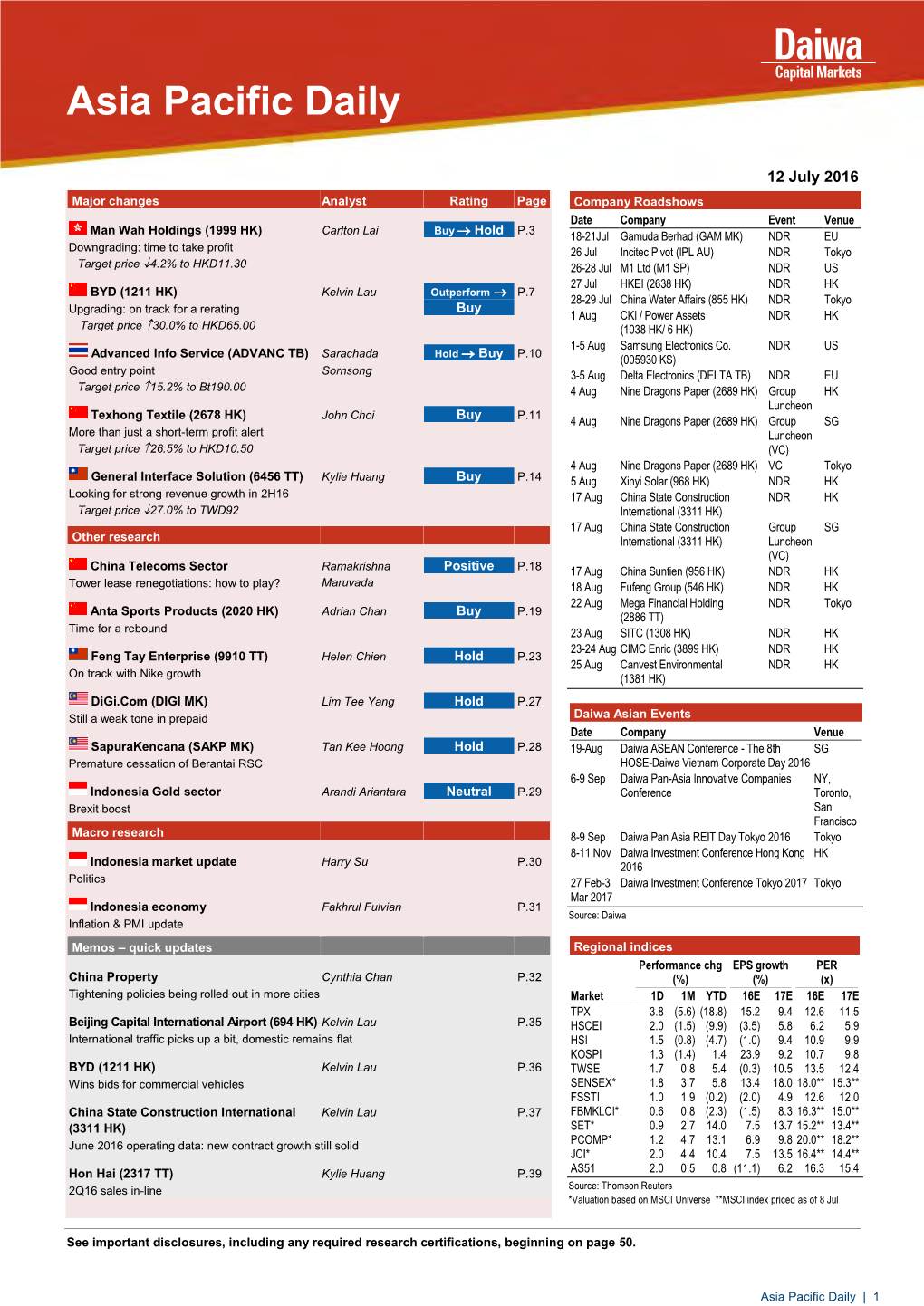 Asia Pacific Daily