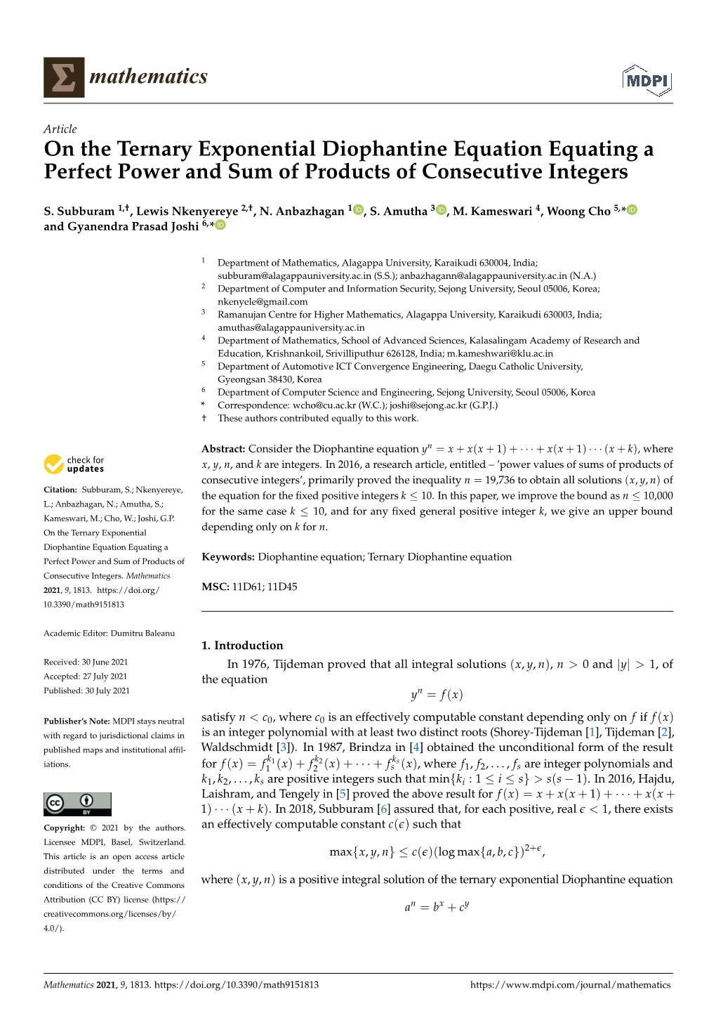 On the Ternary Exponential Diophantine Equation Equating a Perfect Power and Sum of Products of Consecutive Integers