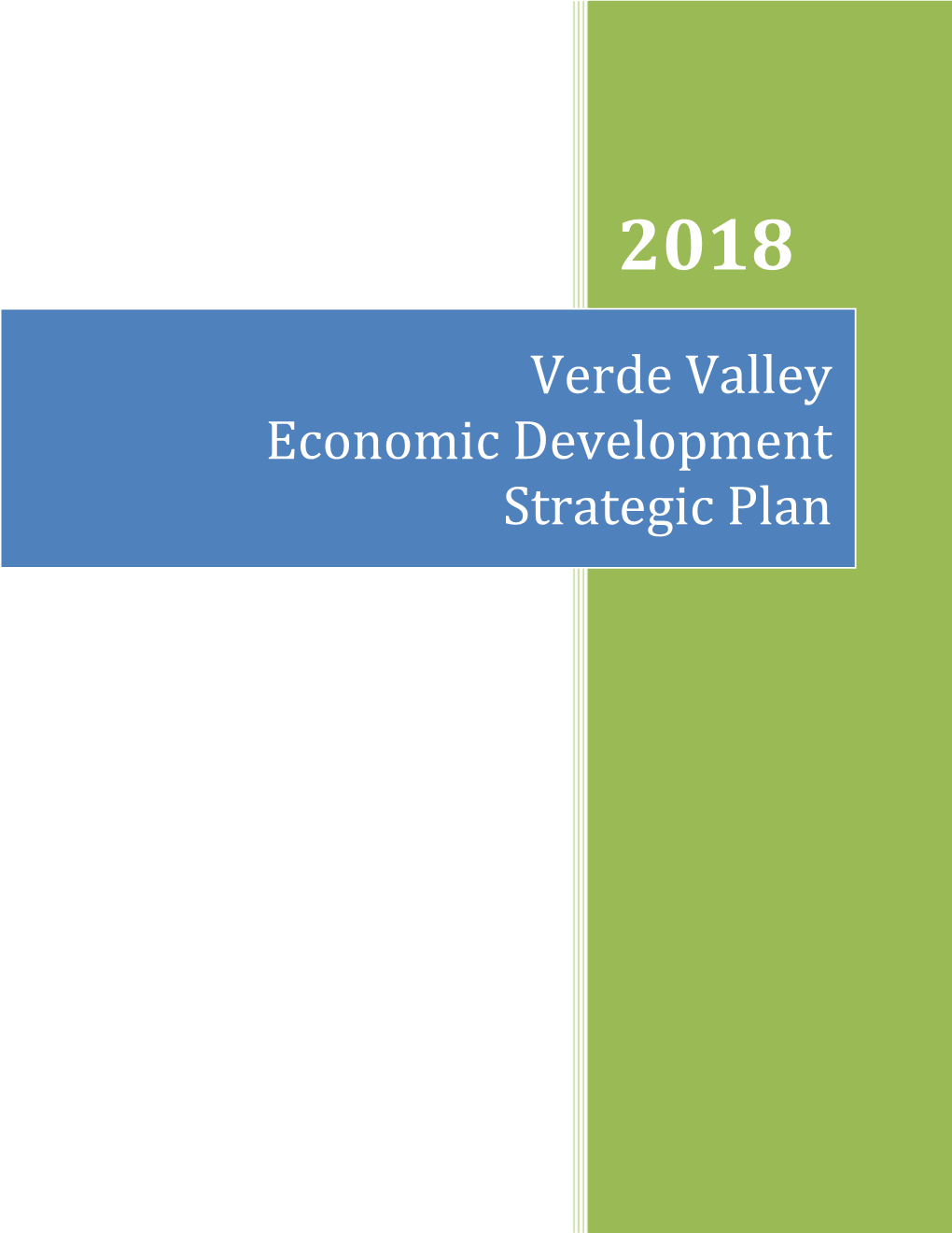 Verde Valley Economic Development Strategic Plan