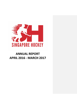 Annual Report April 2016 - March 2017