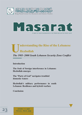 Understanding the Rise of the Lebanese Hezbollah