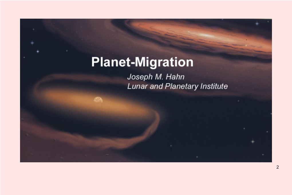 Planet Migration