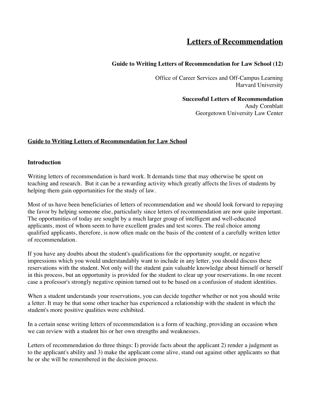 Guide to Writing Letters of Recommendation for Law School (12)