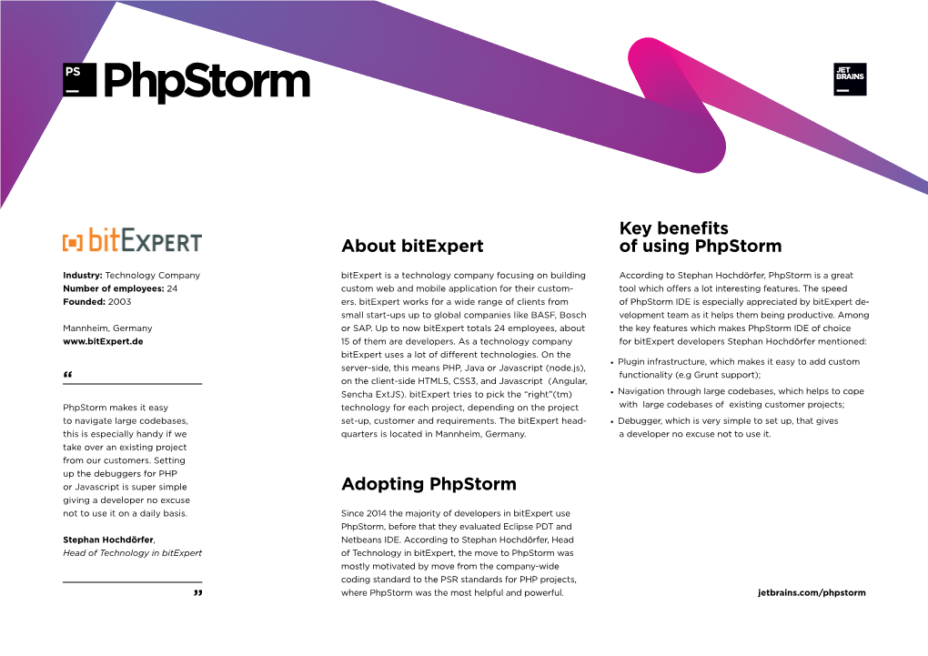 Adopting Phpstorm About Bitexpert Key Benefits of Using