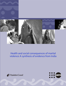 Health and Social Consequences of Marital Violence: a Synthesis of Evidence from India