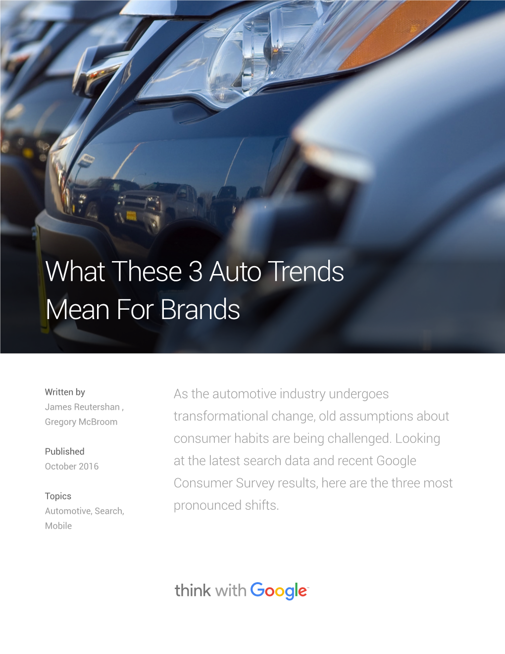 What These 3 Auto Trends Mean for Brands