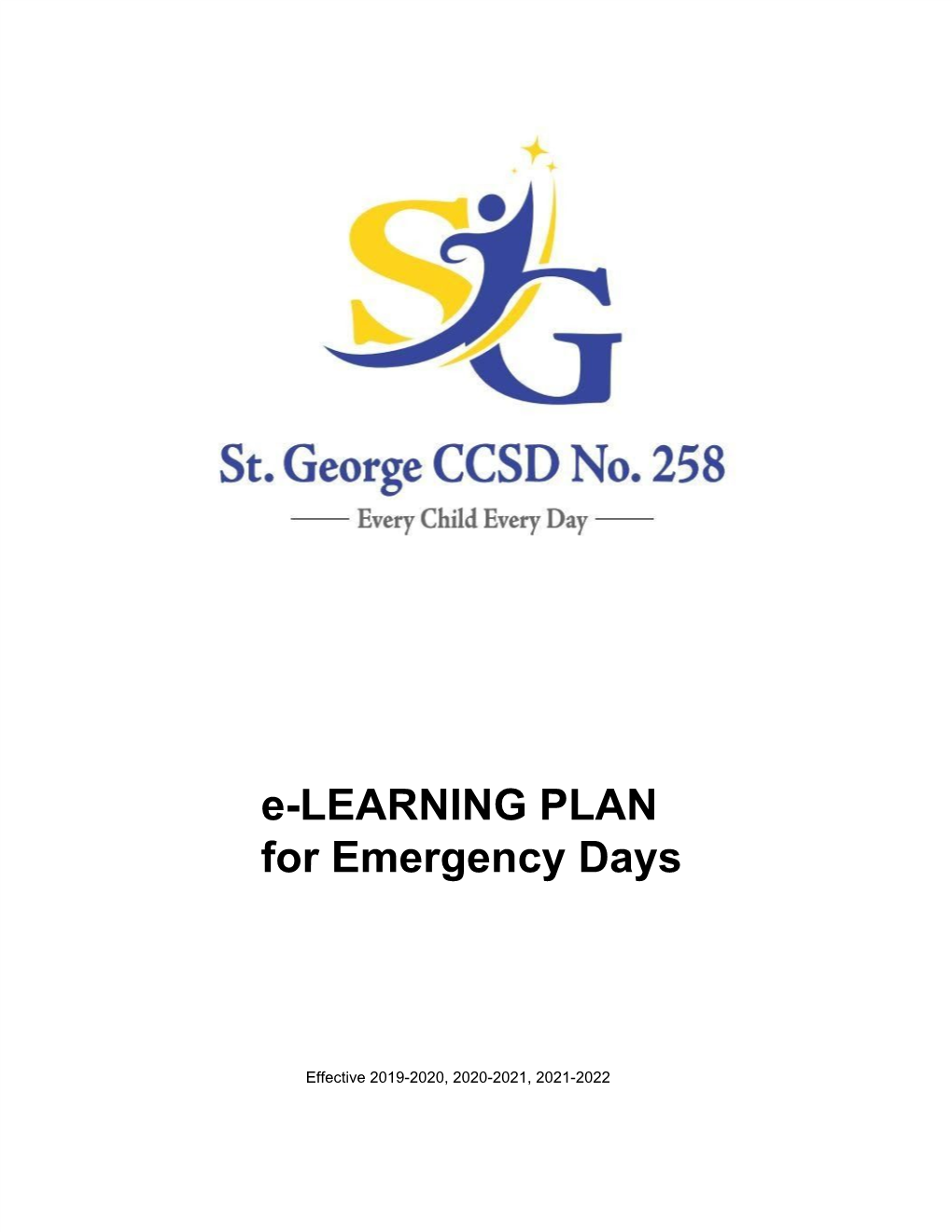 E-LEARNING PLAN for Emergency Days