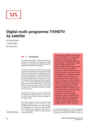 Digital Multi–Programme TV/HDTV by Satellite