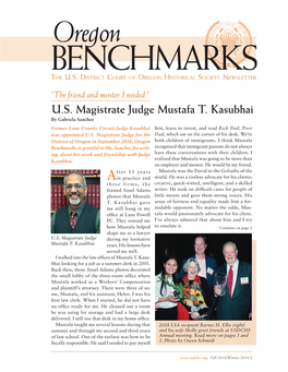 U.S. Magistrate Judge Mustafa T. Kasubhai