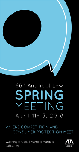 MEETING April 11–13, 2018