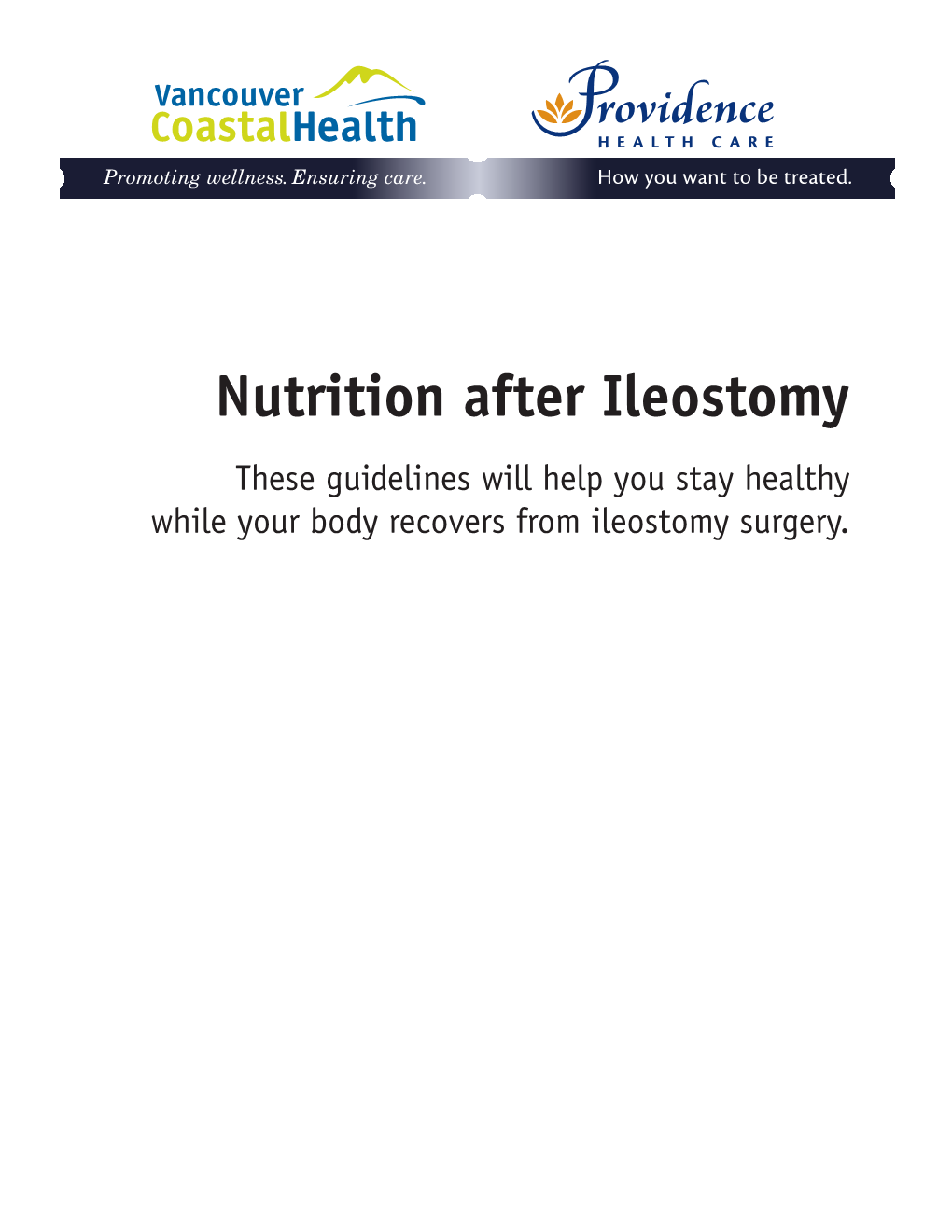 Nutrition After Ileostomy Surgery