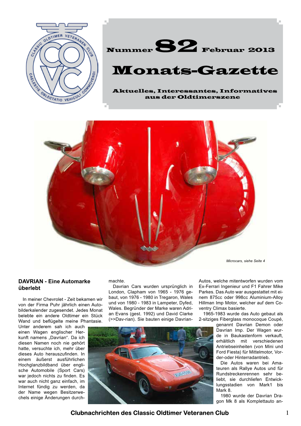 Monats-Gazette