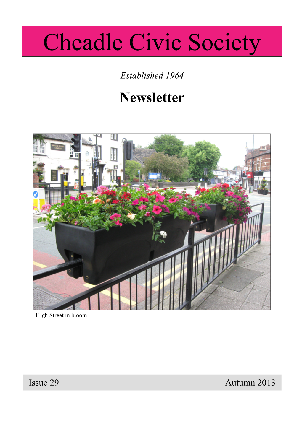 Barnes Village -Fantastic Opportunity Or Monumental Mistake? Page 20: More Colour Photographs of Cheadle in Bloom