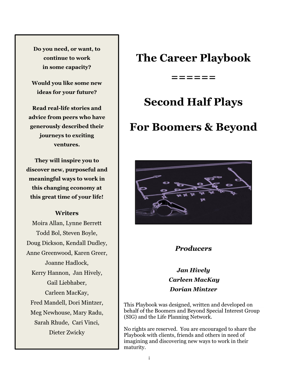 The Career Playbook ===Second Half Plays for Boomers & Beyond