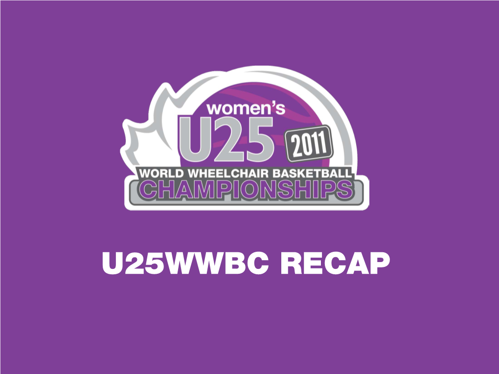 U25wwbc Recap the Women’S Game: U25wwbc - Video How We Got Here