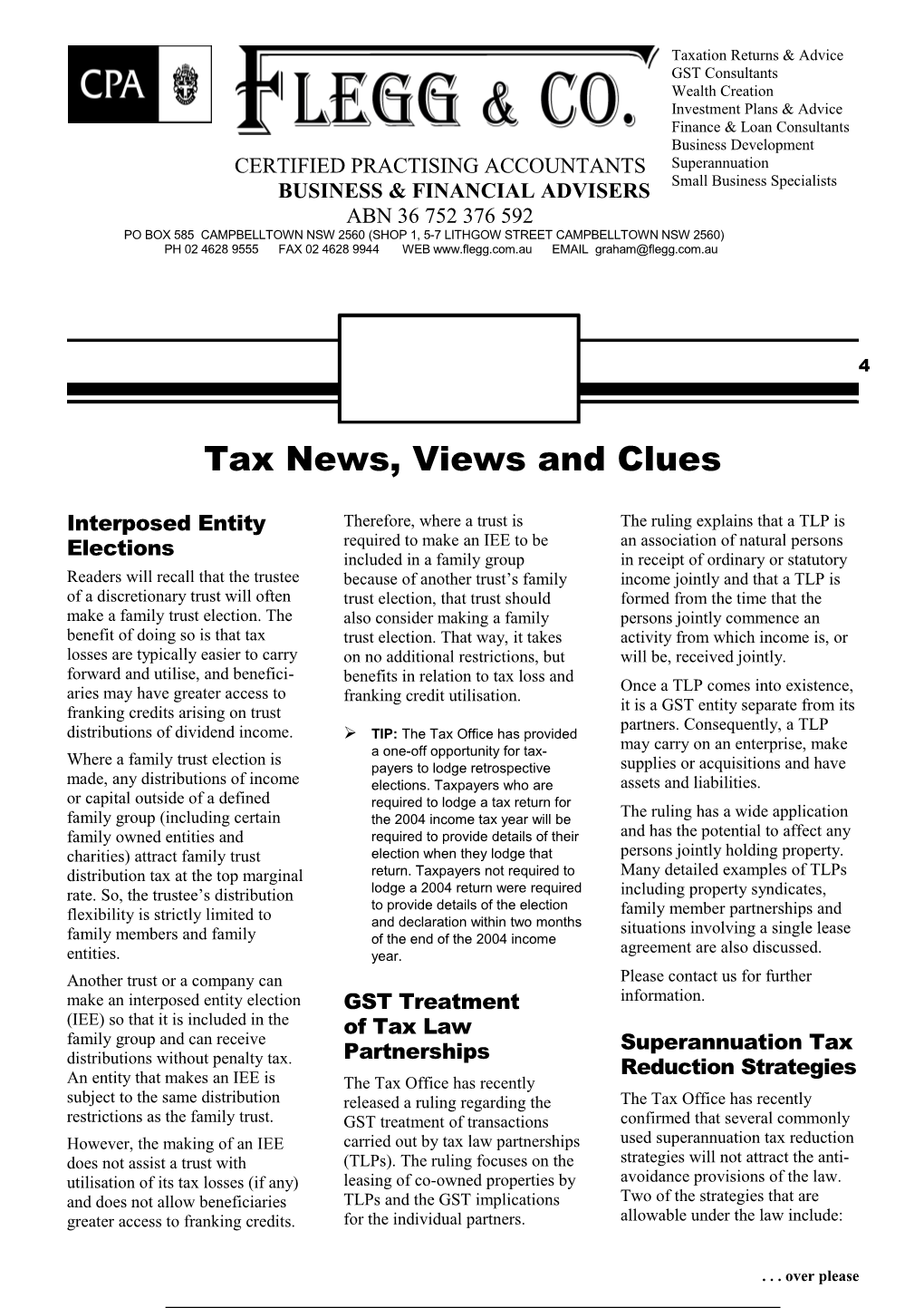 Capital Gains Tax (CGT) Reform and Trusts