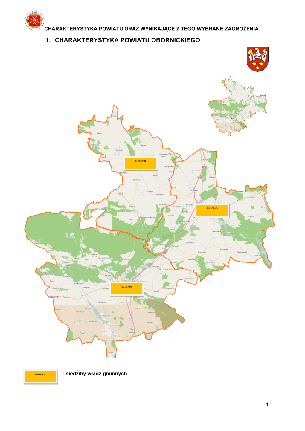 1. Charakterystyka Powiatu Obornickiego