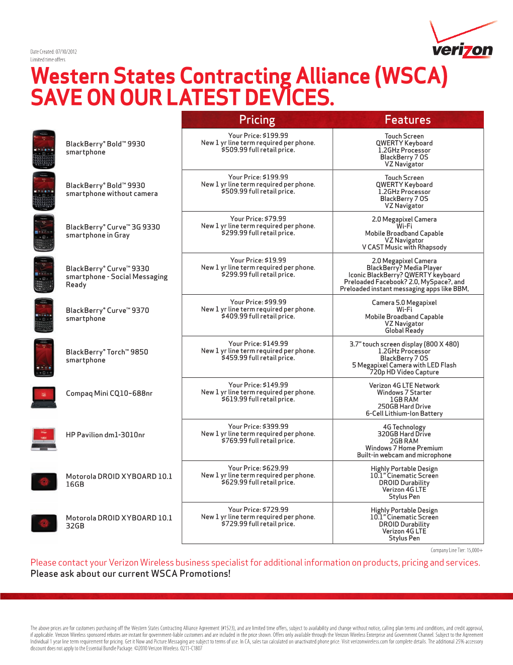 SAVE on OUR LATEST DEVICES. Western States Contracting Alliance (WSCA)