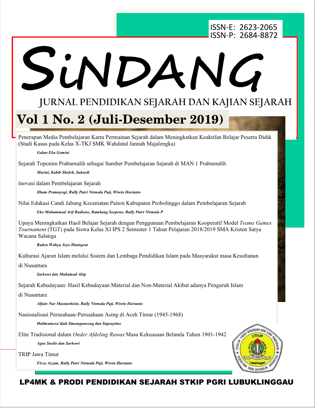 Vol 1 No. 2 (Juli-Desember 2019)