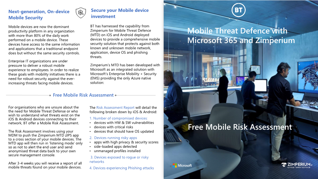 Mobile Threat Defence with Microsoft 365 and Zimperium Free Mobile