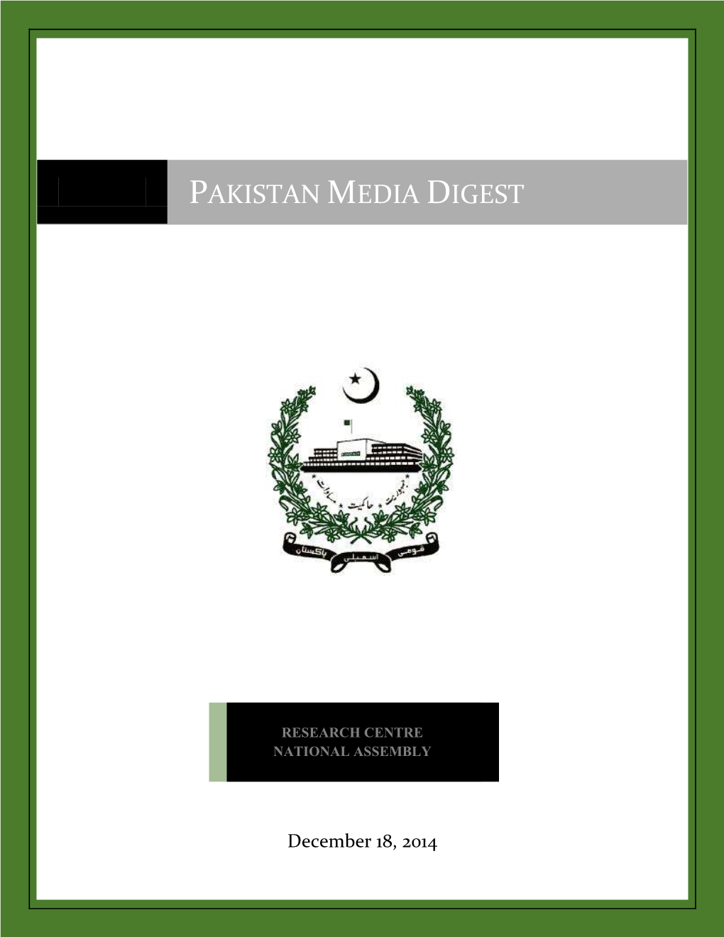 Pakistan Media Digest