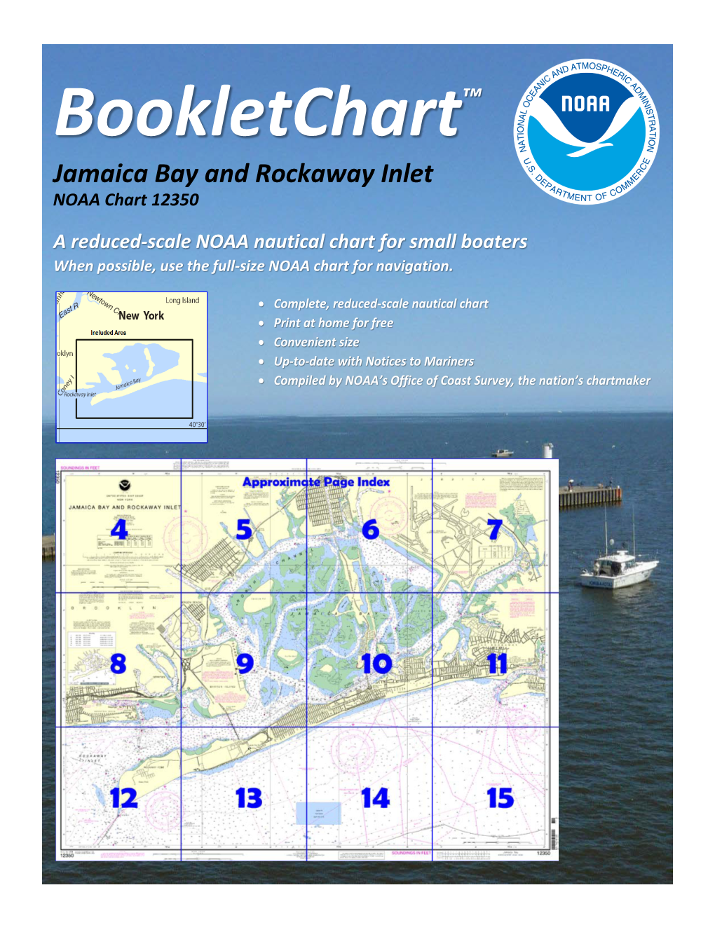 Jamaica Bay and Rockaway Inlet NOAA Chart 12350