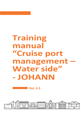 Training Manual “Cruise Port Management – Water Side” - JOHANN