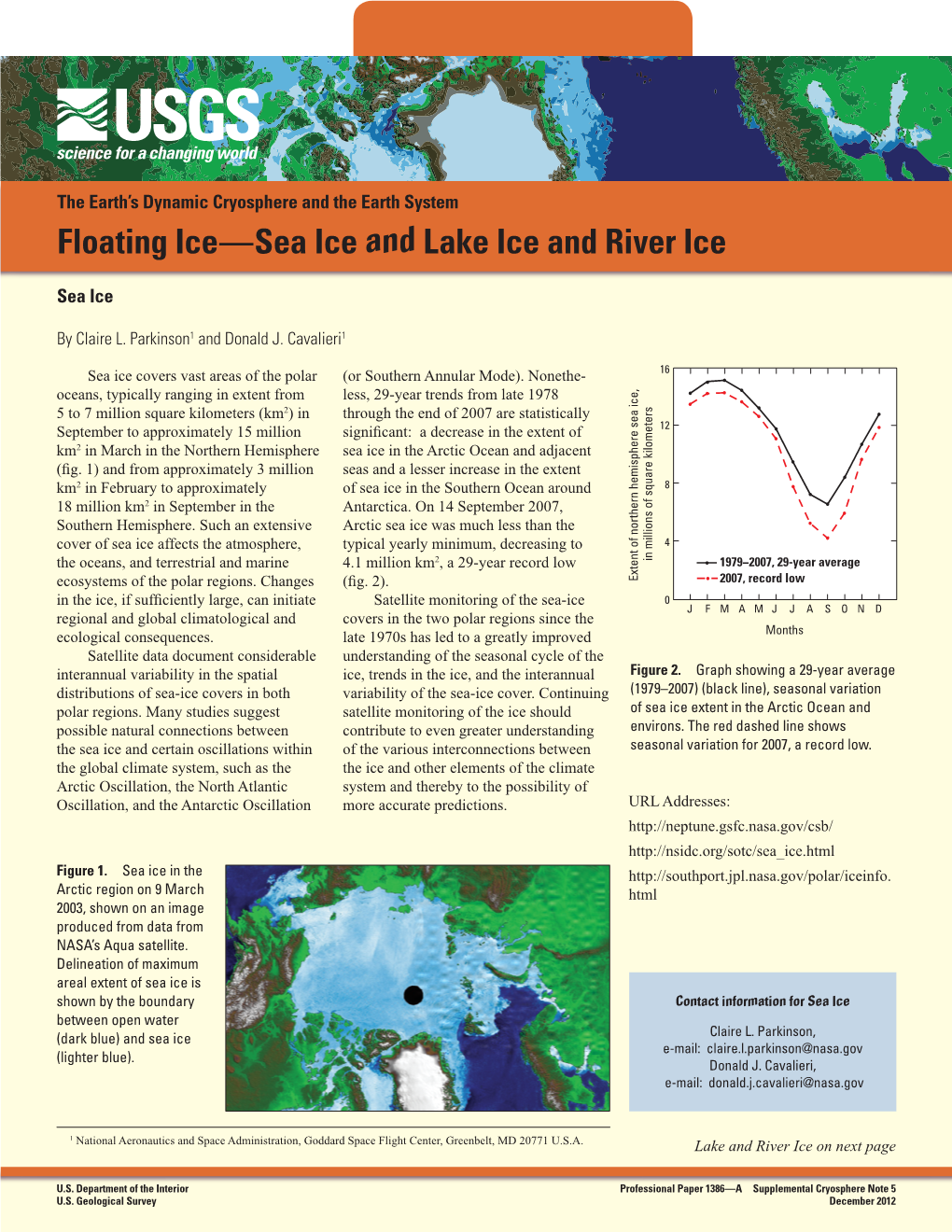 Floating Ice—Sea Ice and Lake Ice and River Ice