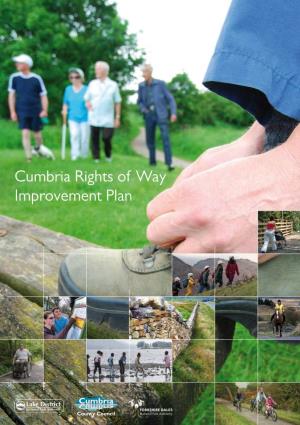 Cumbria Rights of Way Improvement Plan Printed on Recycled Paper