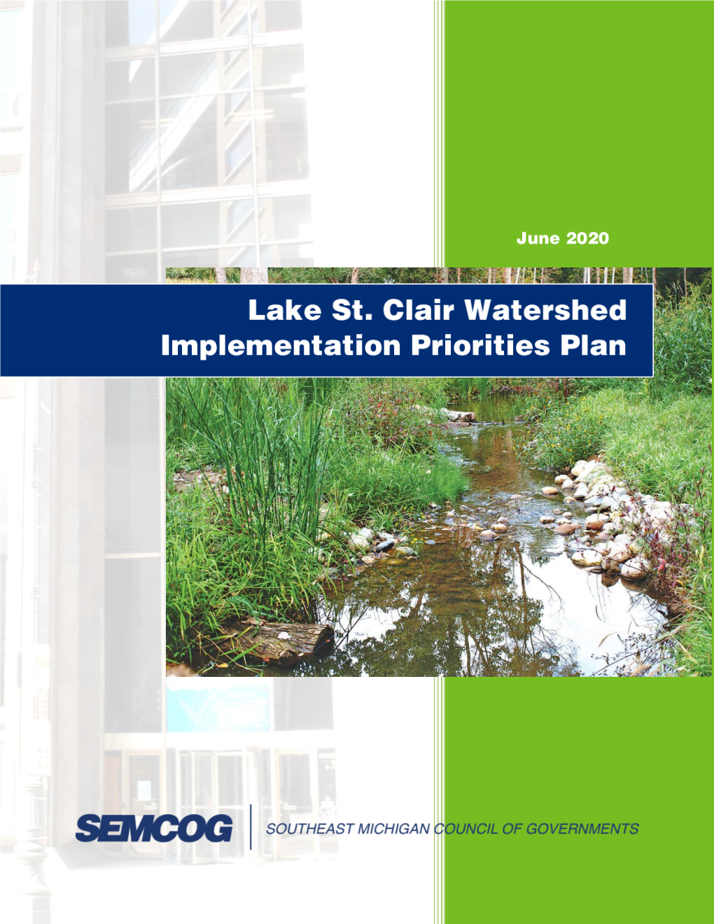 Lake St. Clair Watershed Implementation Priorities Plan (WIPP) Guides Implementation of the St