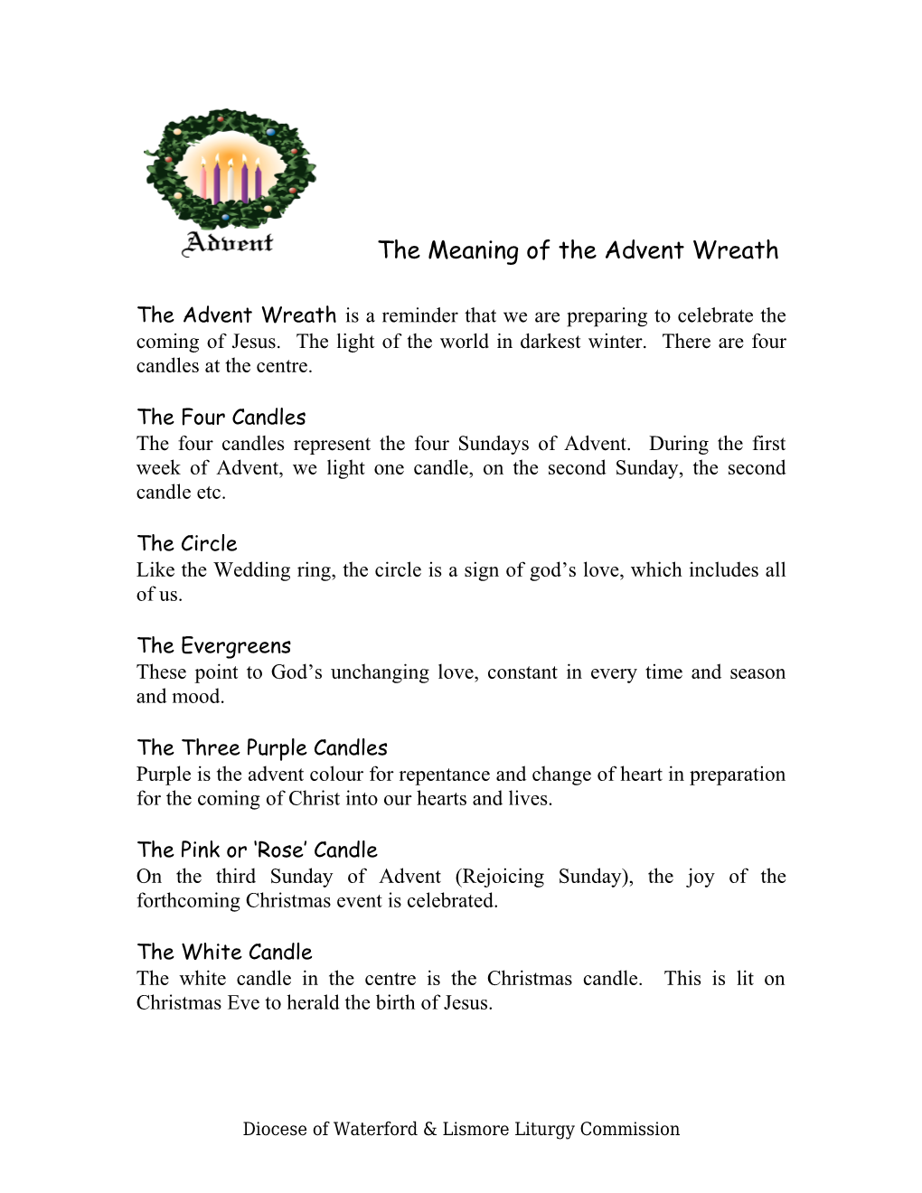 The Meaning of the Advent Wreath