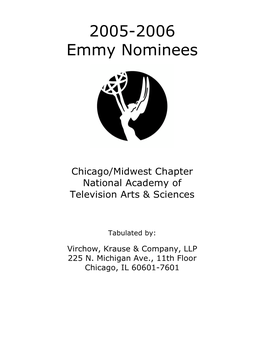 2005-2006 Emmy Nominees