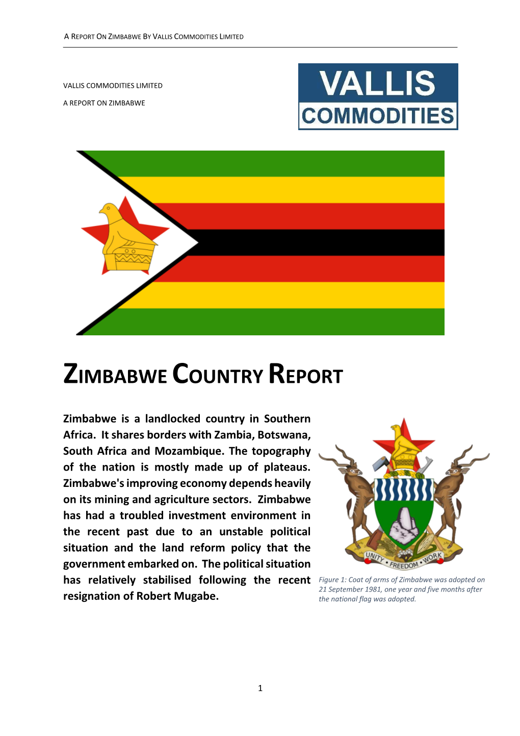 Zimbabwe Country Report