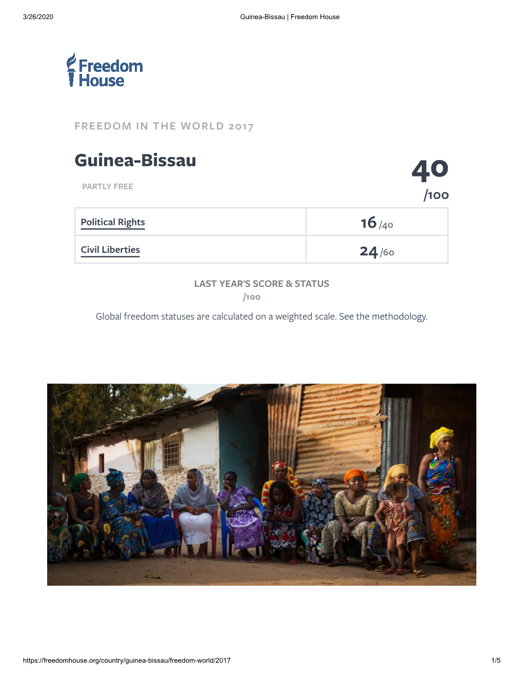 Guinea-Bissau | Freedom House