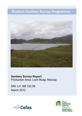 Sanitary Survey Report Production Area: Loch Roag: Miavaig