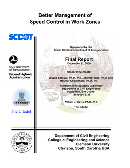 Final Report December 31, 2006