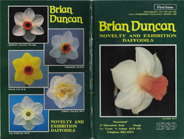 Brian Duncan Daffodils, 1989, Northern Ireland, UK
