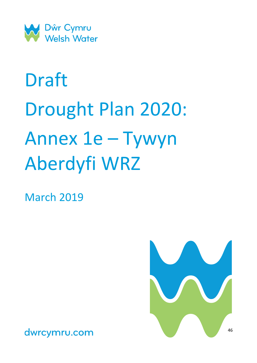 Draft Drought Plan 2020: Annex 1E – Tywyn Aberdyfi WRZ