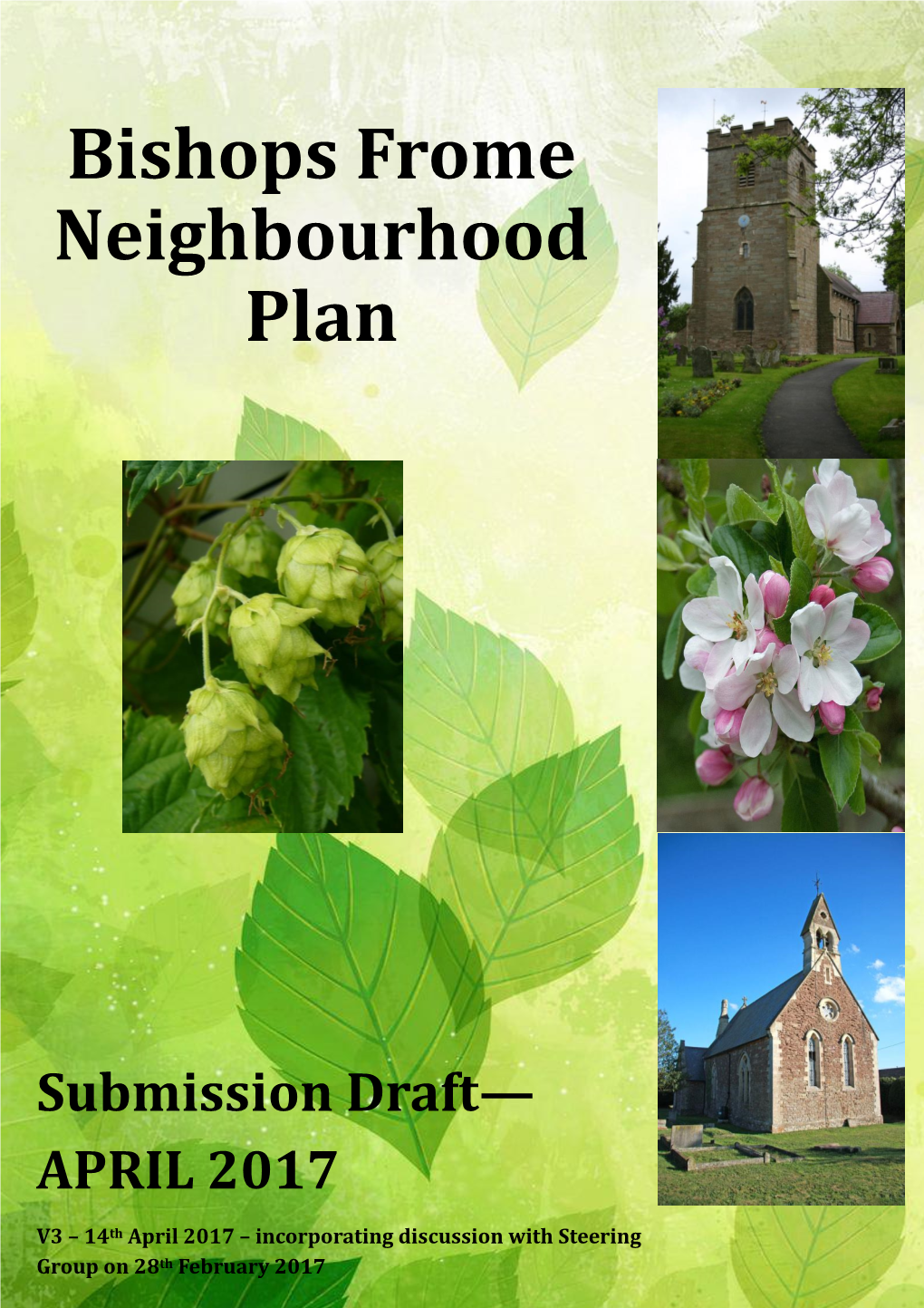 Bishops Frome Neighbourhood Development Plan Bishops Frome