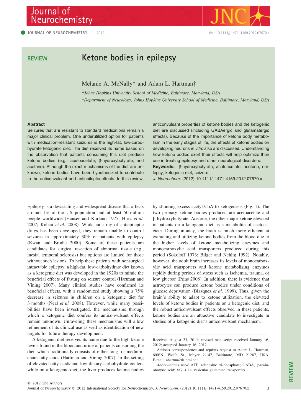 Ketone Bodies in Epilepsy | 3 Neuronal Membrane Potential, Neuronal Excitability, and Et Al